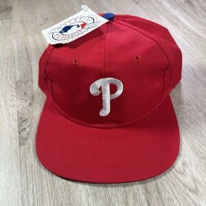 VTG Philadelphia Phillies Snapback Hat NWT MLB Baseball Red Buffalo Cap